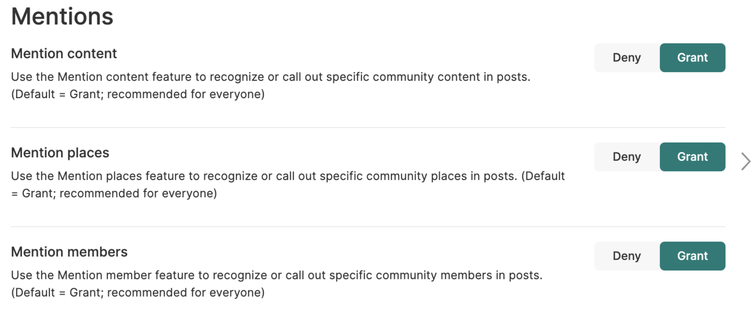 Permissions